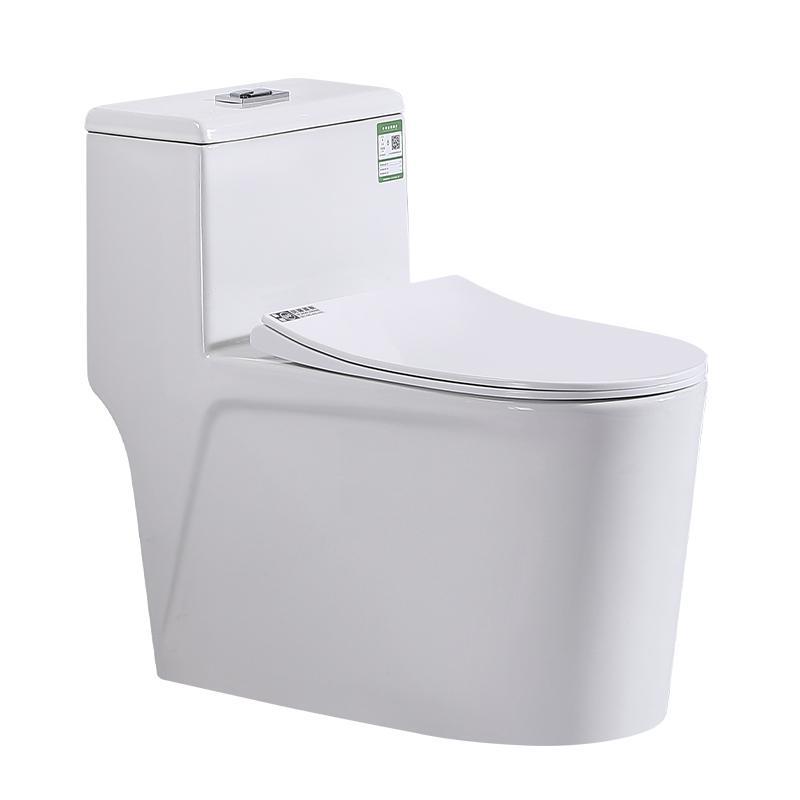 Household TO toilet, super vortex siphonic flush flush toilet, silent water-saving and odor-proof engineering ceramic one-piece sitting toilet Item Picture