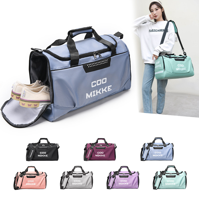 Large-capacity travel bags, ladies' hand bags, shoulder bags, crossbody bags, dry and wet separated storage bags, luggage bags, fitness bags Specification drawing