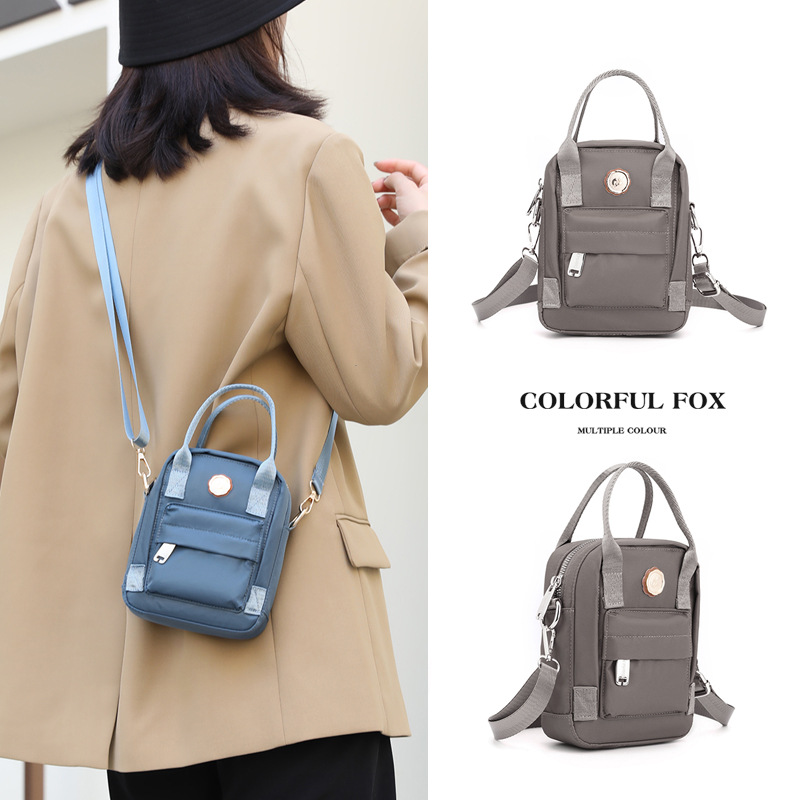 Colorful Fox's new Korean version of fashionable and trendy single-shoulder bag, portable commuting phone crossbody bag full figure