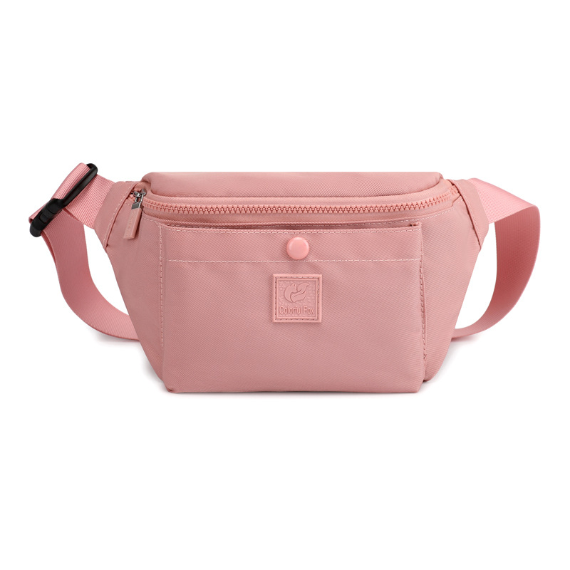 ColorfulFox's new ins trendy chest bag for women, casual, fashionable and simple waist bag, waterproof cash register mobile phone case Item Picture