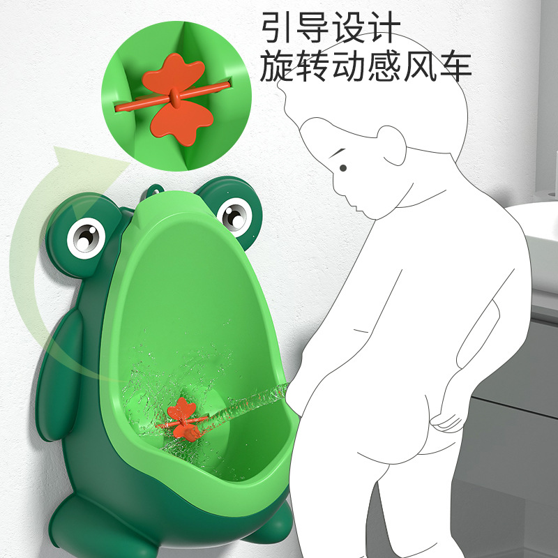 Children's urinals can be placed on the wall for babies, bathroom urinals, standing urinals, little boys' urinals and basins details Picture