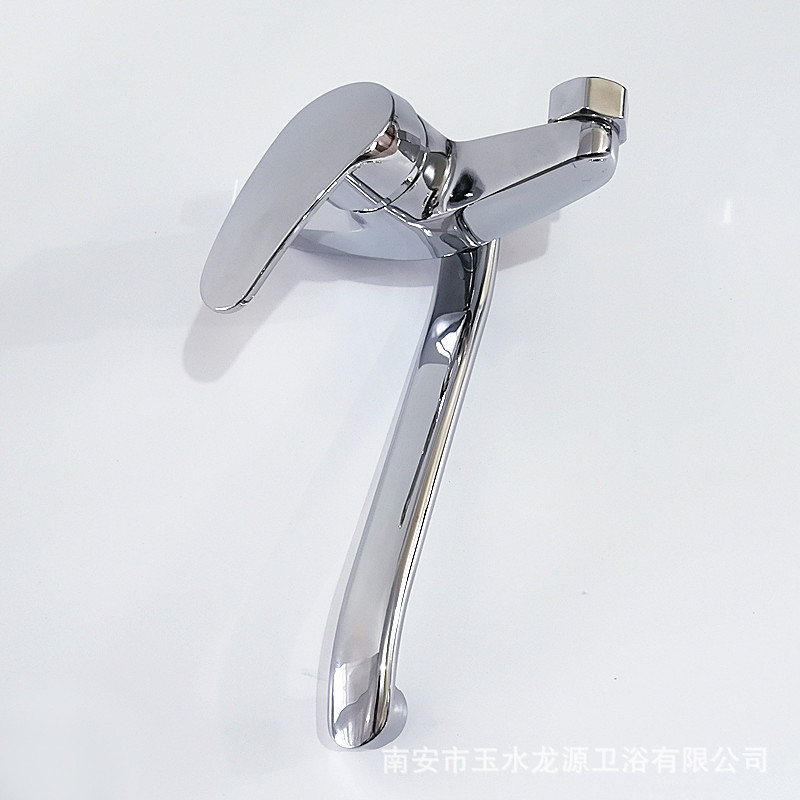 The original manufacturer of the concealed two-hole Qiao Ding mixed water kitchen faucet, wall-mounted concealed cold and hot sink faucet Specification drawing