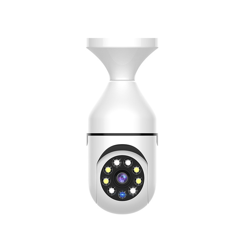 The cross-border bestseller E27 bulb camera 360-degree home wireless security intercom function smart monitoring camera Item Picture