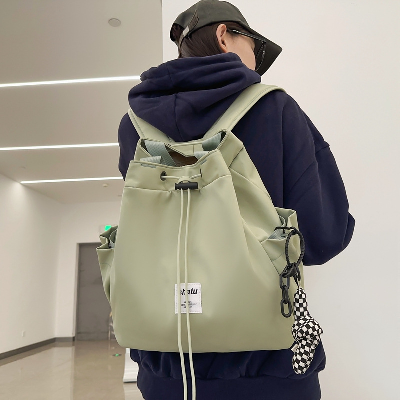 Cross-border high-end women's handbag, versatile bag, college student travel stylish men's backpack, nylon multi-purpose bag full figure