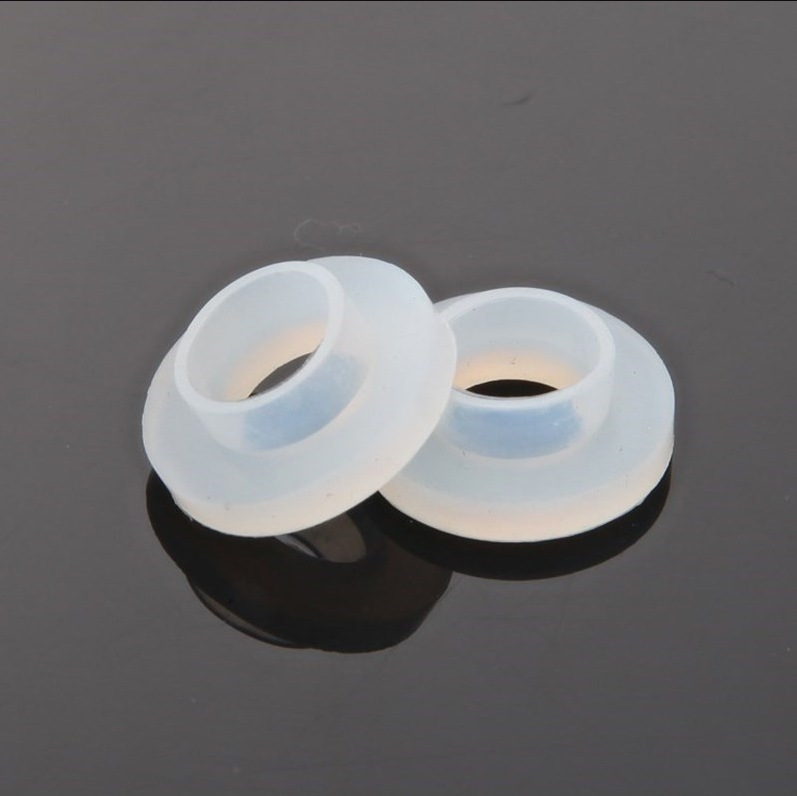 4-point white silicone gasket, shower hose water inlet pipe gasket, sealing ring, rubber gasket, shower head gasket Specification drawing