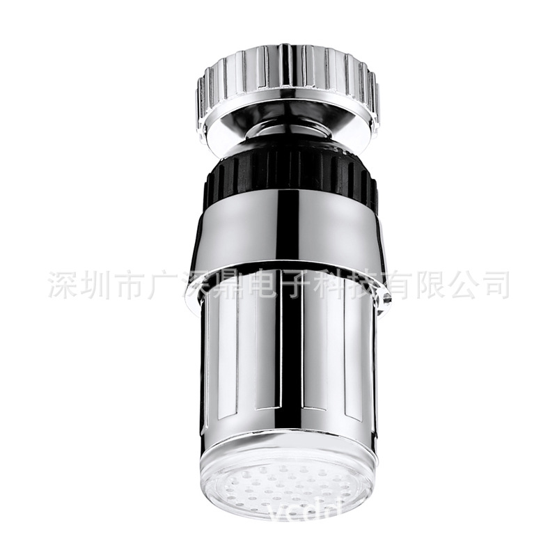 The SDF-B6 led faucet with a seven-color light strip pattern and 360-degree rotating universal faucet temperature control light is a best-selling product in foreign trade details Picture