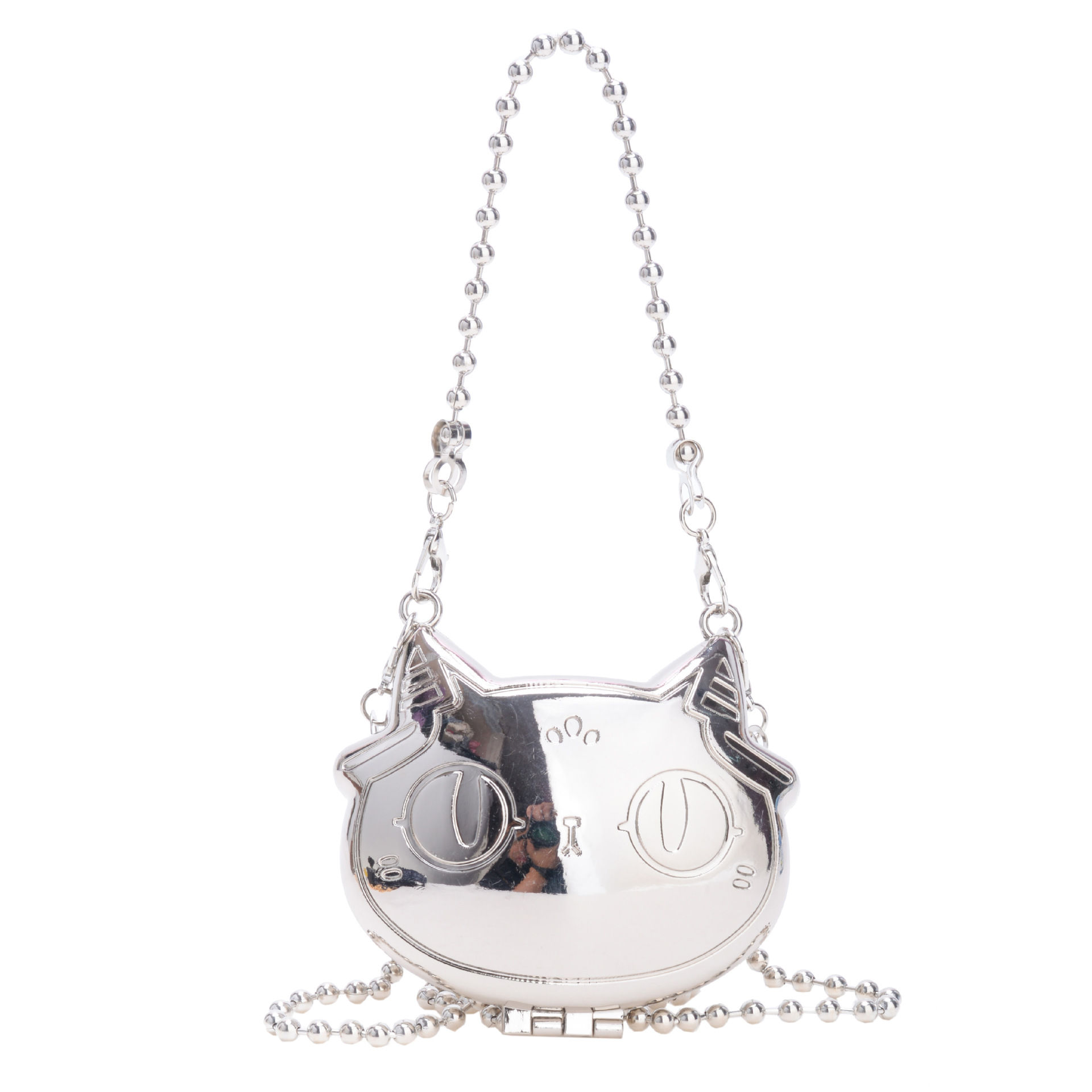 Cartoonish, mini and cute zinc alloy small bag for women, 2025 new style, stylish single-shoulder bag, crossbody chain and metal Item Picture