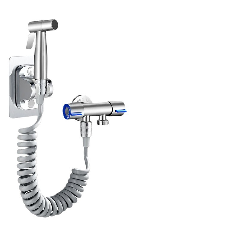 304 Toilet spray gun, Toilet Companion set, Faucet Flusher, Nozzle, toilet and bathroom water gun, high pressure boost Item Picture