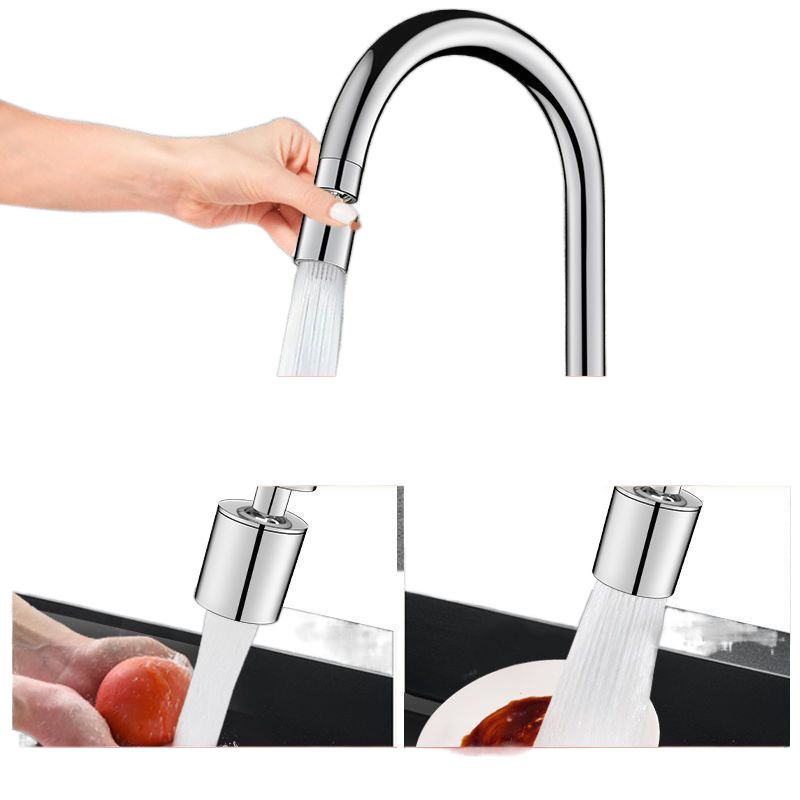 Kitchen faucet, hot and cold water household sink, two-in-one, balcony laundry sink, water universal adapter Item Picture