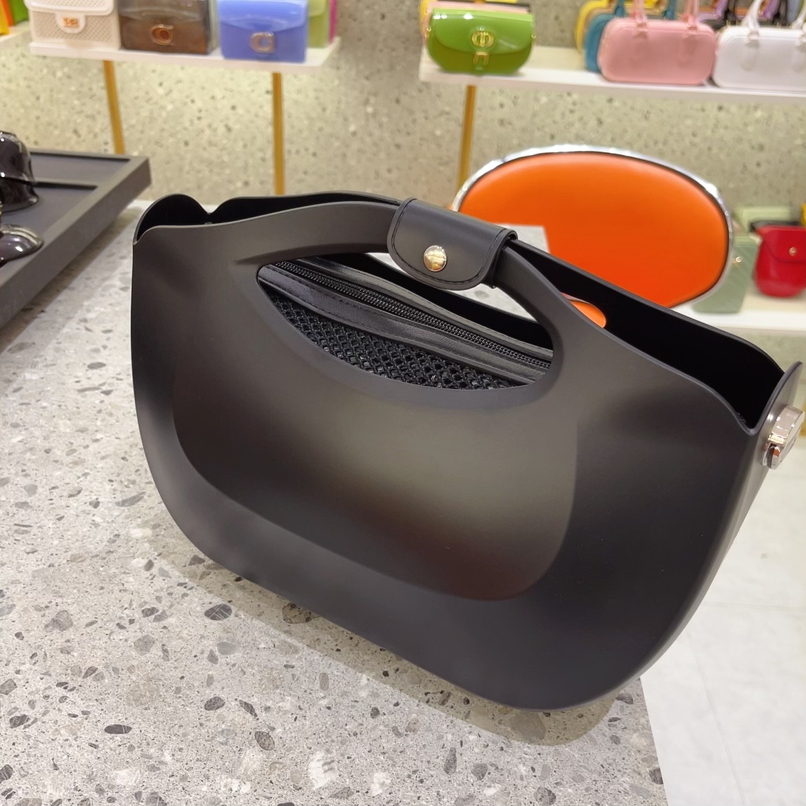 New Spring 2025 fashionable handbag for women, jelly buns, mother bag, European and American style wide shoulder strap crossbody details Picture