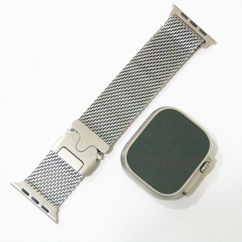 Compatible with the new Milanese S10 titanium alloy stainless steel strap for apple watch Item Picture