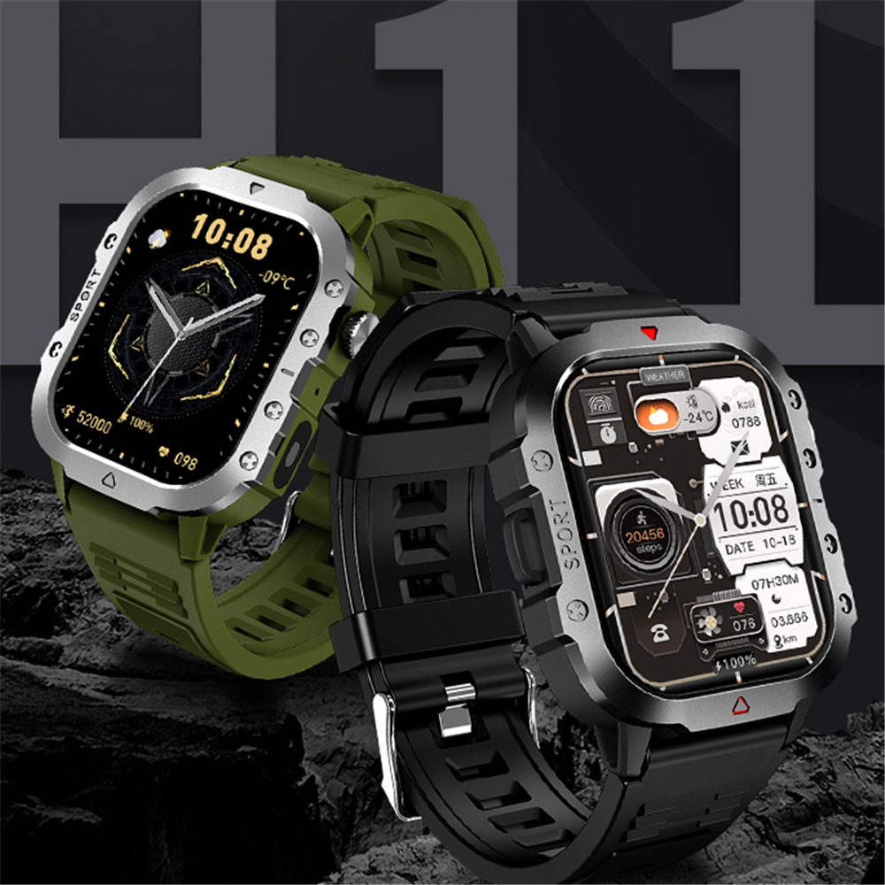 The 2025 cross-border new H11 smartwatch flashlight Bluetooth call information reminder Lingdong Island sports watch Application Scenario