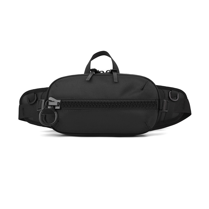 WEPOWER's new men's waist bag features a functional chest bag, a simple and fashionable shoulder bag, a large-capacity crossbody bag, and a sports waist bag Item Picture