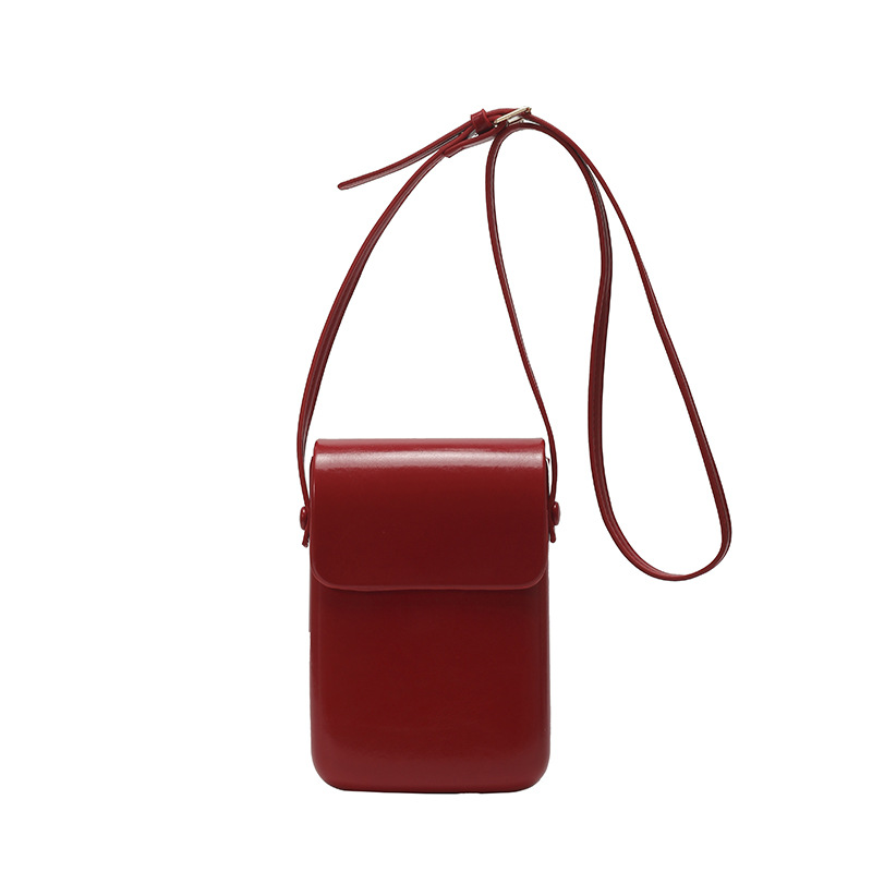 Men's and women's quality single-shoulder bag 2025 new style Japanese and Korean fashion versatile vertical phone bag factory direct sales crossbody bag for women Item Picture