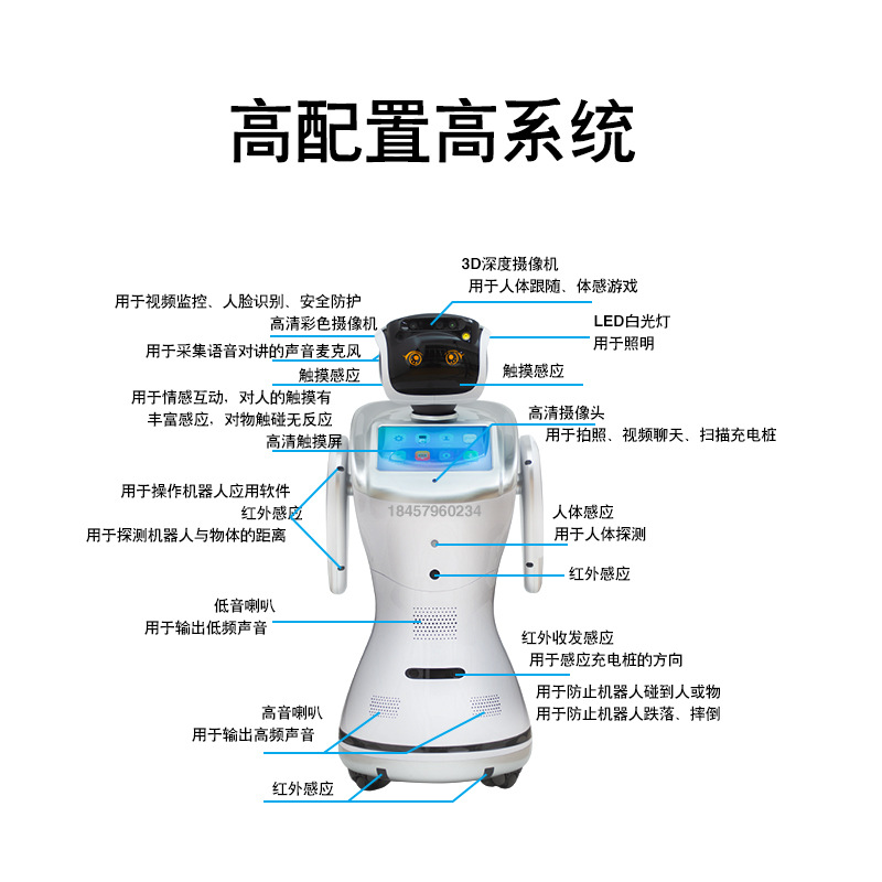 Welcome AI call, Xiaobao intelligent robot, intelligent children's learning machine, early education machine, educational companion robot Application Scenario