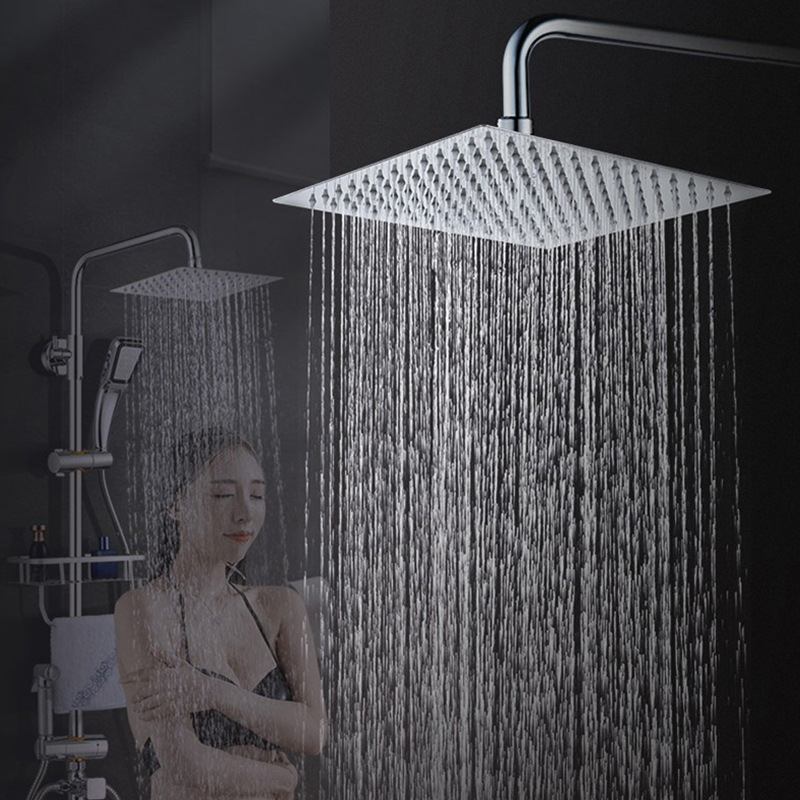 Stainless steel shower head for bathroom, large water spray, bath, pressurized showerhead, universal showerhead full figure