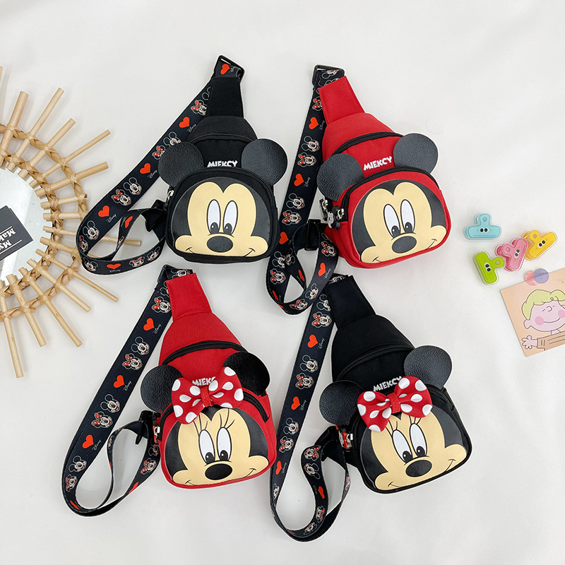 New cartoon and anime backpack, fashionable and trendy kindergarten chest bag, boys' and girls' crossbody bag, fashionable street backpack full figure