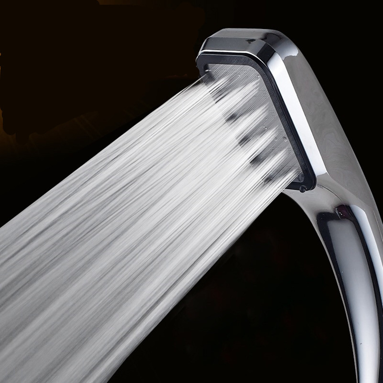 Wholesale 300-hole pressurized shower heads, square hand-held shower heads, pressurized showerheads, water-saving shower heads full figure