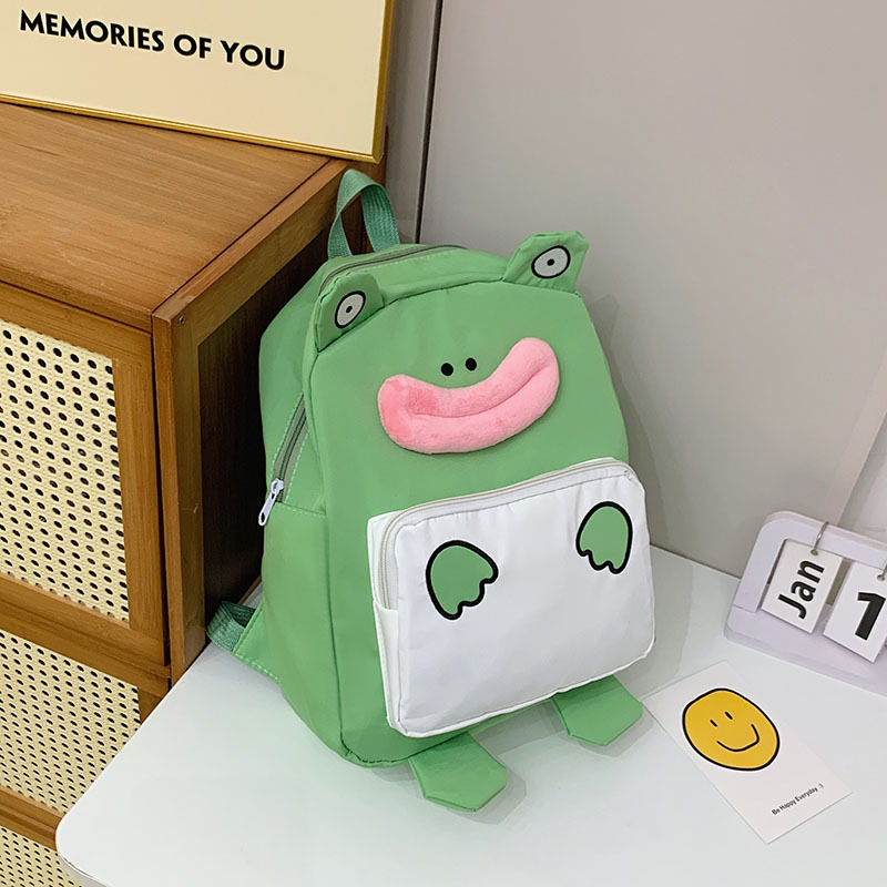 A new large-capacity, creative and funny schoolbag for students in the style of a Japanese-style cute and ugly cartoon anime school details Picture