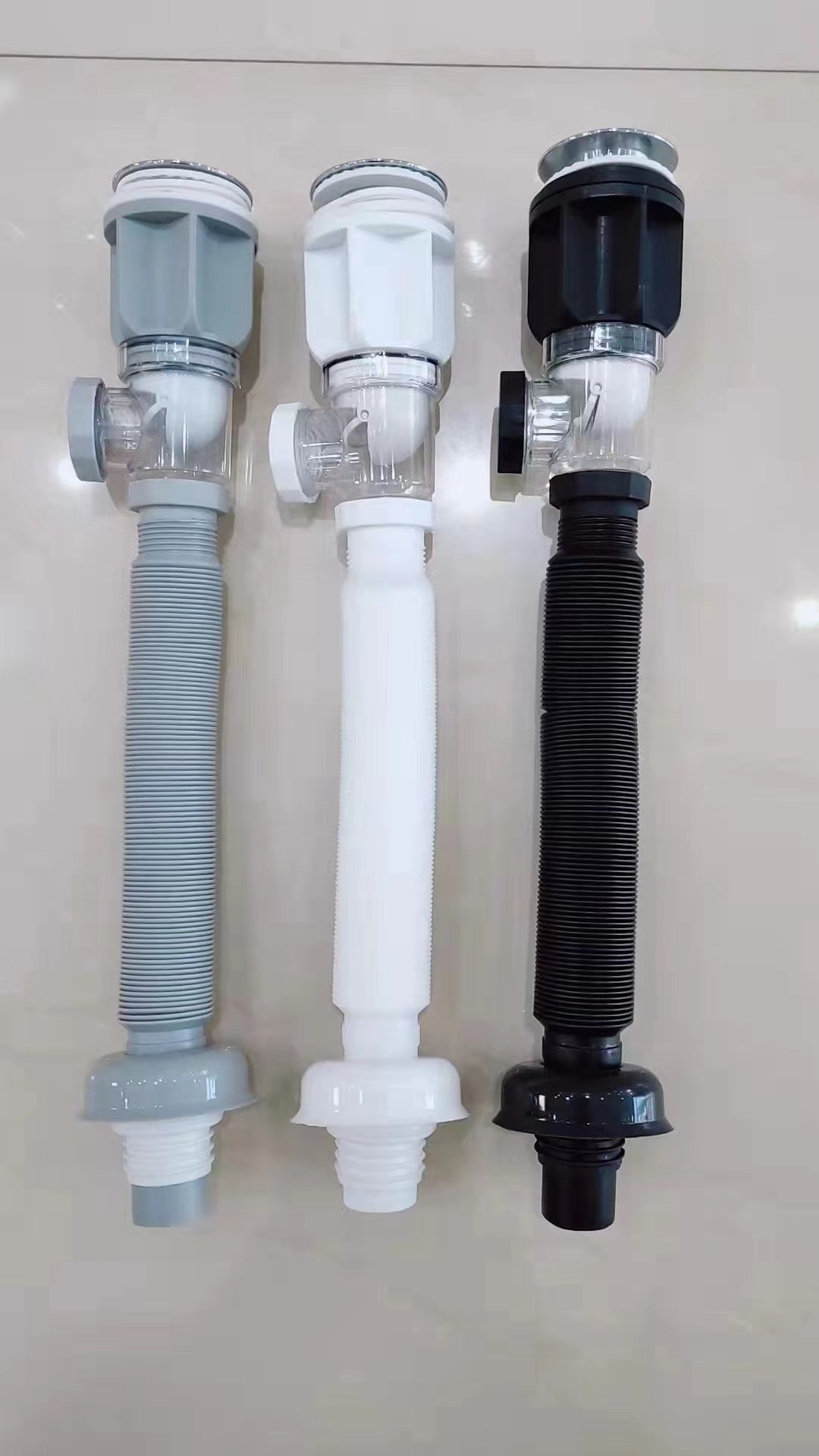 Dual-purpose horizontal and vertical drainage, with and without holes, universal version, black, gray and white, bouncy basket basin drainage full figure