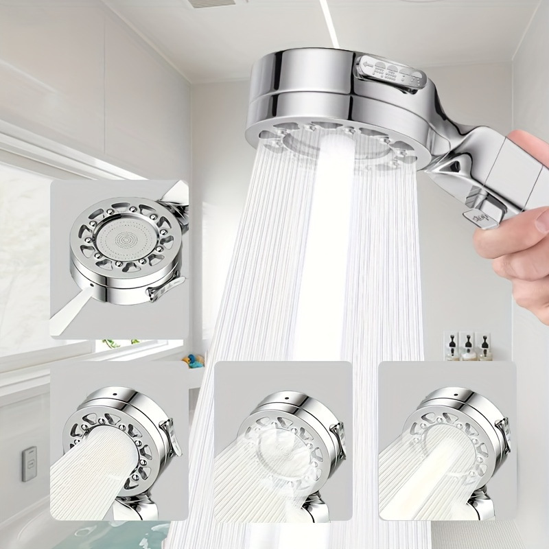 Cross-border new home Bin De type third-generation universal bathroom pressurized adjustable showerhead handheld shower showerhead manufacturer Application Scenario