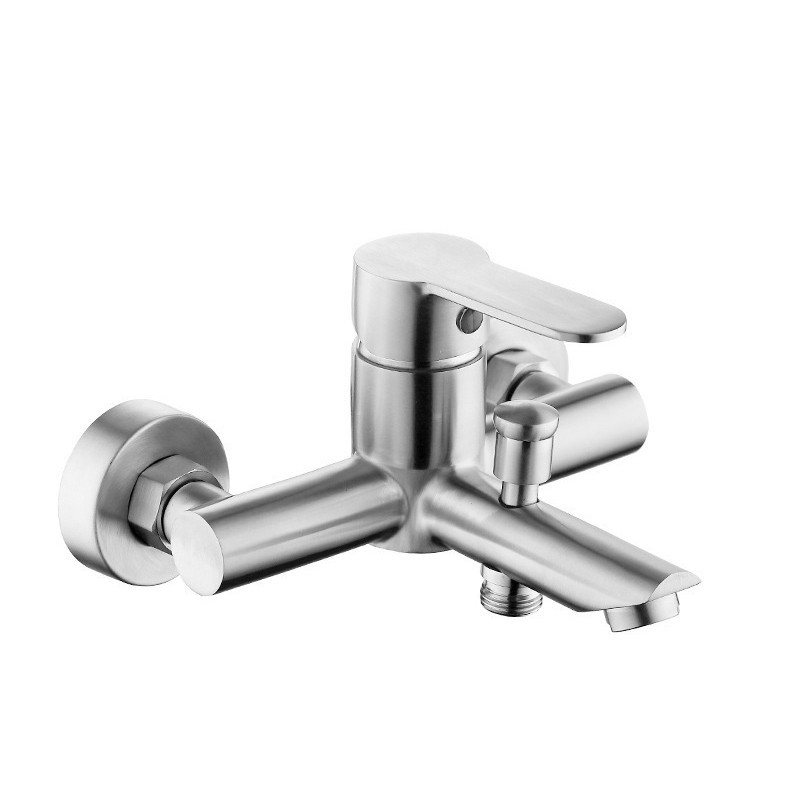 304 stainless steel Mingzhu Square Emperor flat Plate series three-in-one constant temperature mixing valve, cold and hot single handle shower valve Application Scenario