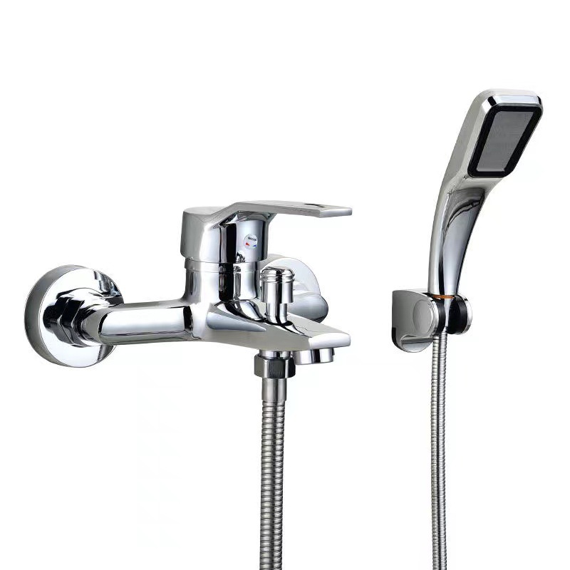 Zinc alloy shower three-in-one faucet, IELTS three-in-one bathtub shower mixing valve three-in-one faucet, shower faucet Item Picture