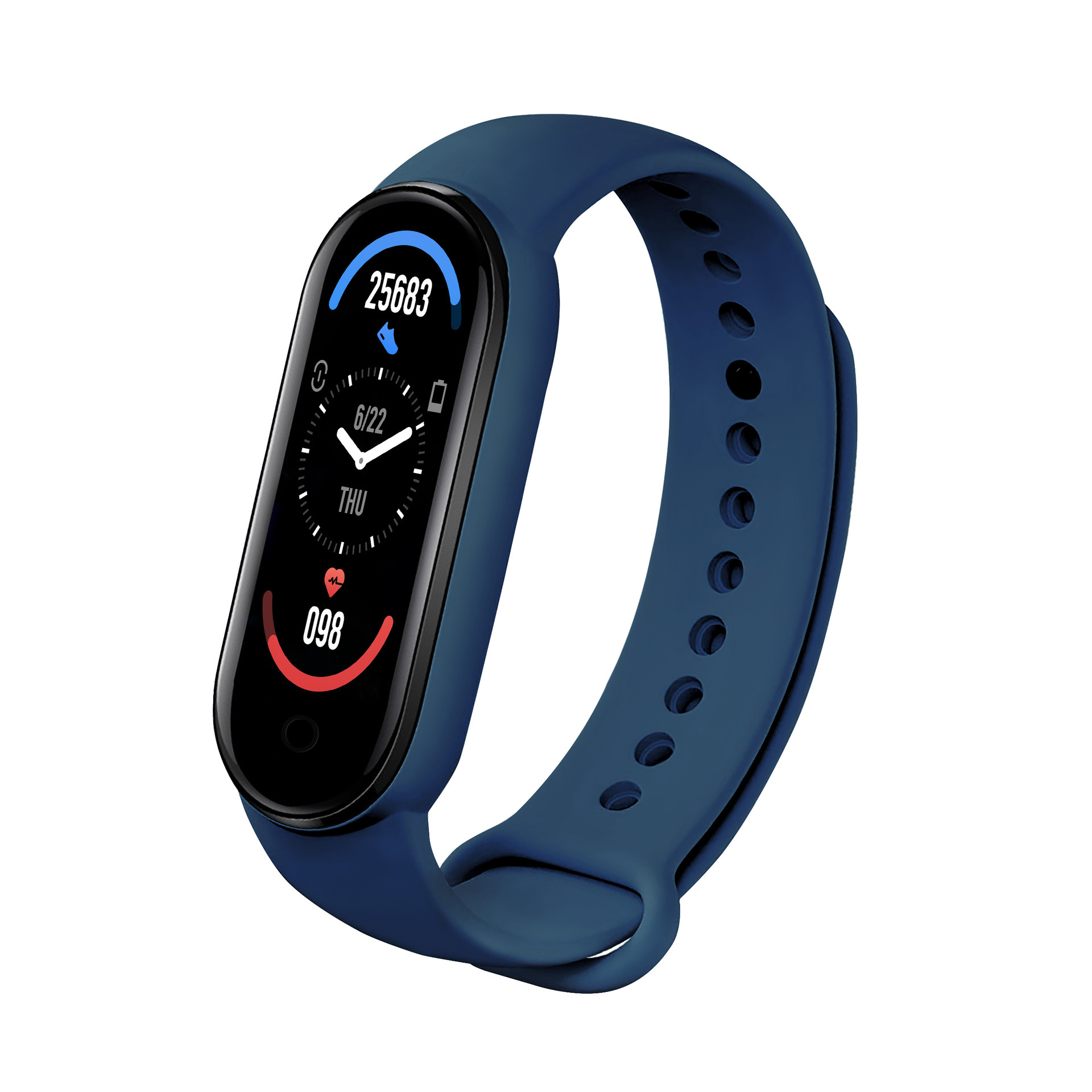 M6 waterproof smart bracelet NFC access control, exercise step count, heart rate, blood pressure, blood oxygen, incoming call, information reminder, nfc exercise Specification drawing