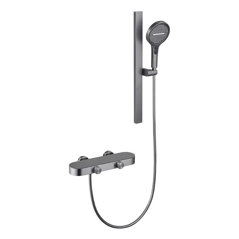 Small-sized split showerhead shower set, bathroom with hot and cold knob, pressurized cream air, no ceiling spray and shower Item Picture