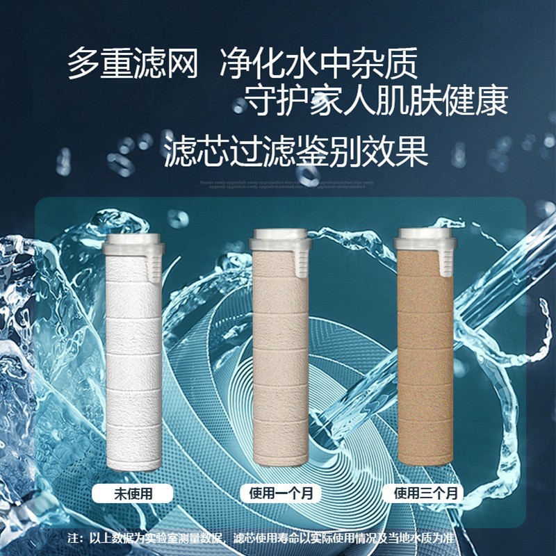 Wear a powerful, powerful, filtering, purifying and pressurized shower head hose set for home bathrooms Application Scenario