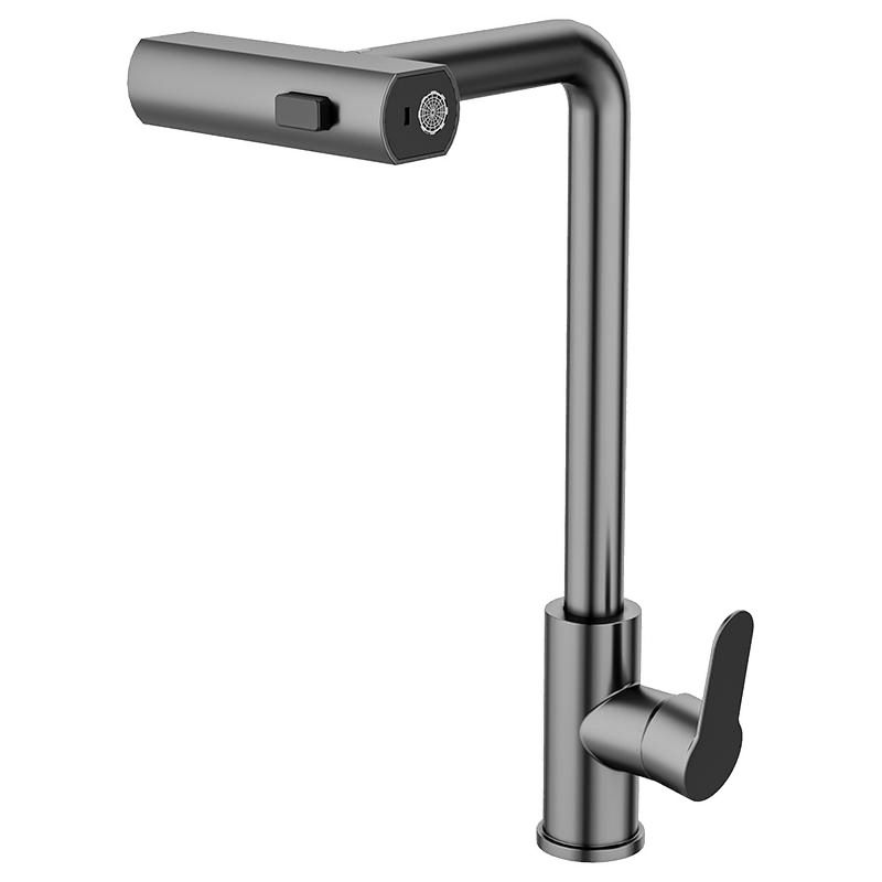 Kitchen pull-out faucet, cold and hot washing basin, 304 stainless steel sink, household laundry bowl sink, splash-proof faucet Item Picture