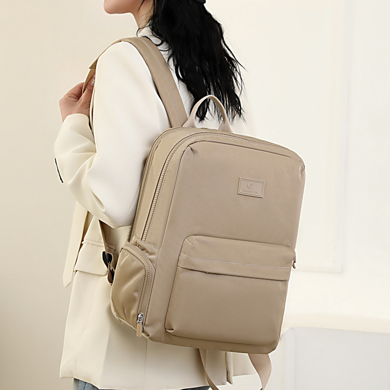 Colorful Fox Women's large-capacity Backpack, Casual multi-layer travel backpack, Business commuting computer backpack details Picture