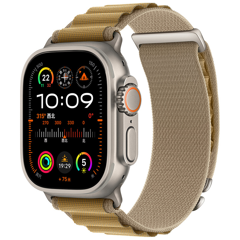 The C-buckle two-link Alpine modified Ultra loop nylon strap is suitable for the apple iwatch Item Picture