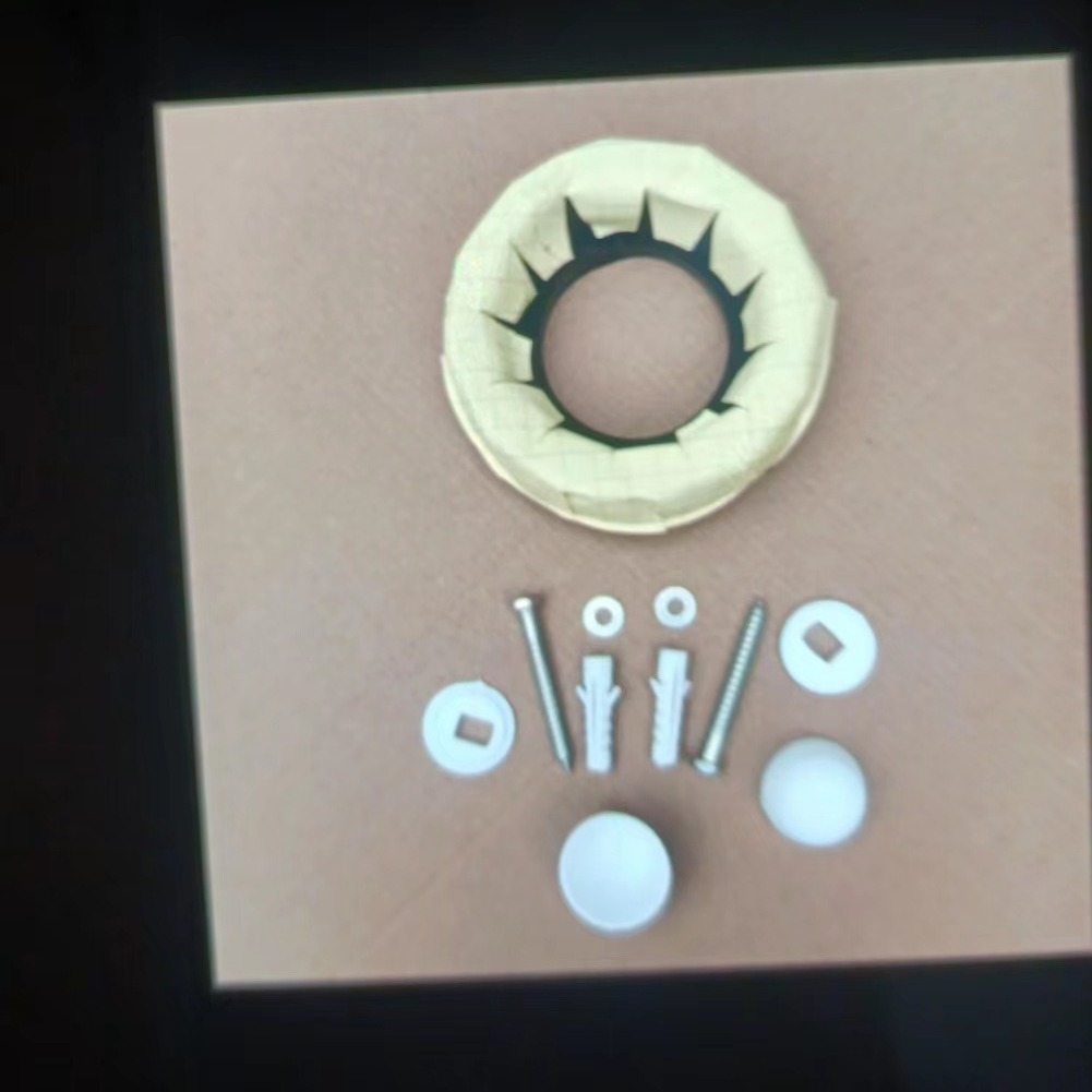 Toilet flange, toilet odor isolation sealing ring, left flange sealing ring details Picture