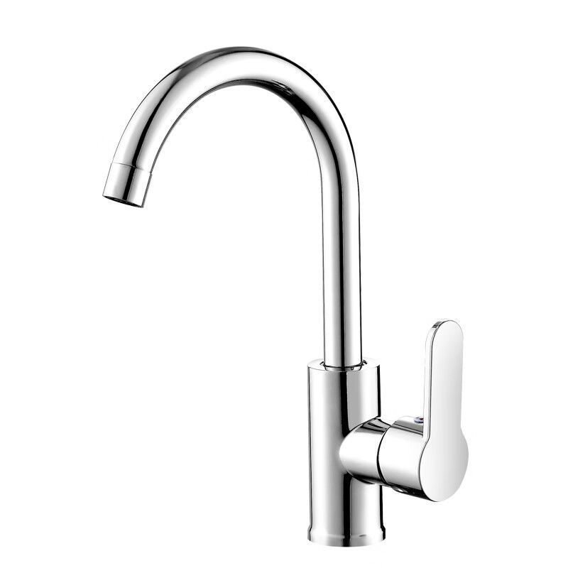 Household vegetable washing sink, kitchen faucet, stainless steel, bathroom washbasin, cold and hot water two-in-one faucet Item Picture
