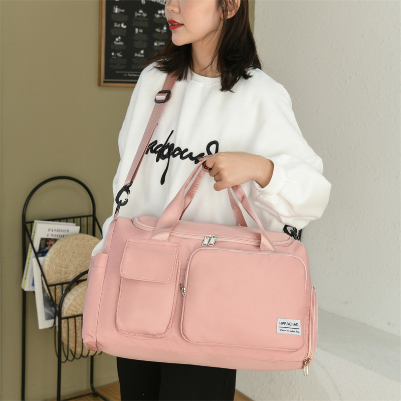 Wholesale of new casual large-capacity sports travel bags, splash-proof, fashionable and convenient single-shoulder crossbody bag Specification drawing