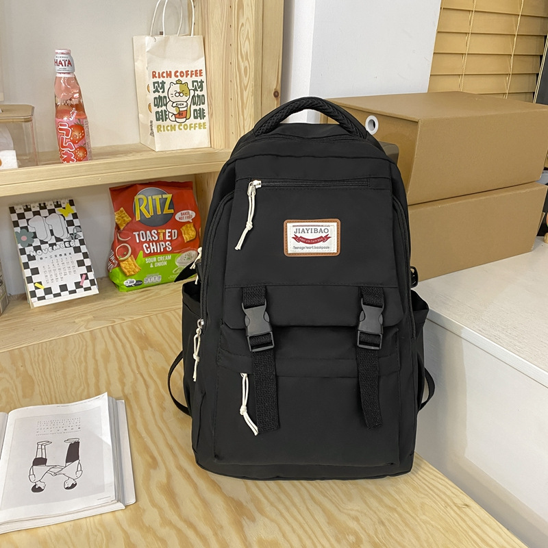Korean version large-capacity junior high school female student 2023 new versatile forest-themed travel backpack for middle and high school students Application Scenario