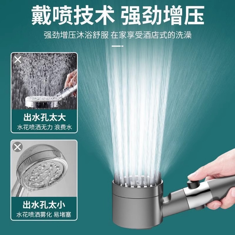 Three-speed adjustable pressurized showerhead, super strong bathroom, shower head, shower heater, showerhead, filter shower head Application Scenario