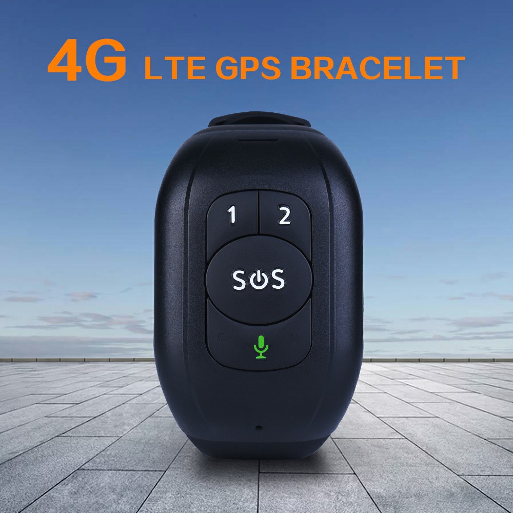 4G all-network compatible card-inserting elderly positioning watch, GPS positioning wristband, anti-loss and anti-wandering cross-border wristband details Picture