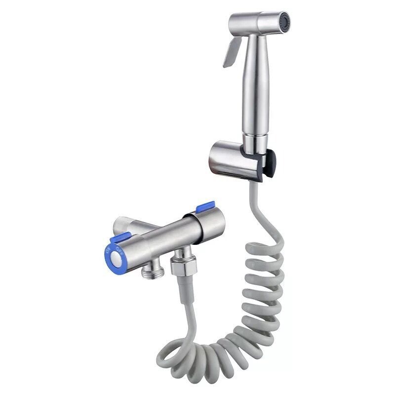 Household toilet spray gun, faucet flusher, nozzle, toilet and bathroom water gun, companion, feminine wash, high-pressure pressurization Specification drawing