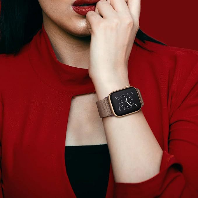 The nylon weave of the apple smart watch strap is suitable for the entire series of apple iwatch straps with adjustable sliding buckle spring Application Scenario