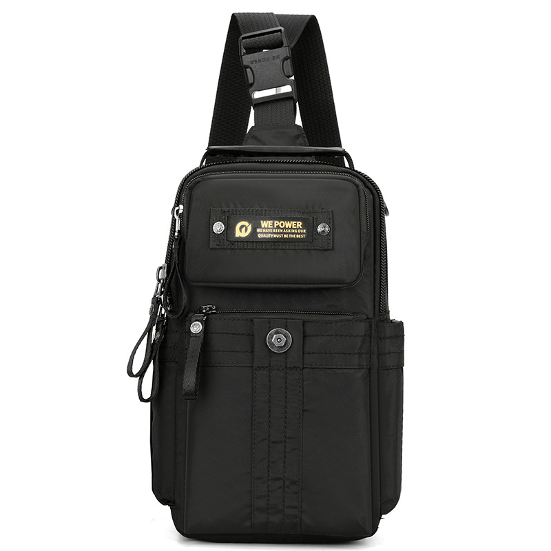 WEPOWER's new outdoor commuting chest bag, casual multi-functional backpack, lightweight single-shoulder crossbody bag Item Picture