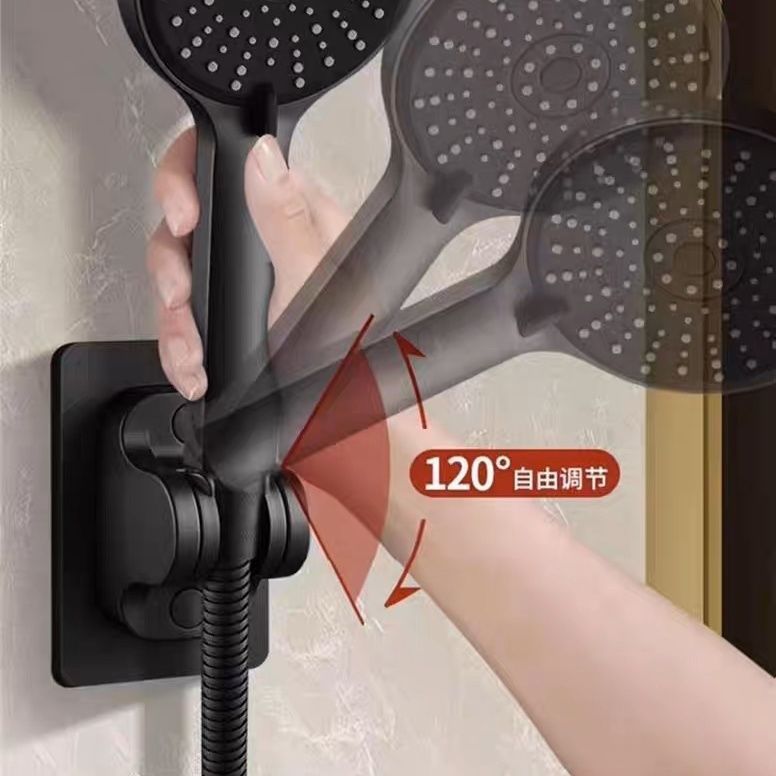 Non-drilling showerhead stand, universal bathroom, all-purpose shower head, bathroom wall-mounted flower umbrella fixed base, a magic tool Application Scenario