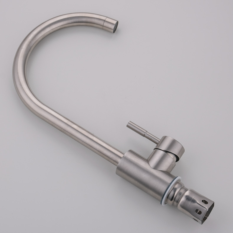 Stainless steel kitchen sink faucet, sink kitchen sink faucet, cold and hot mixed faucet Specification drawing