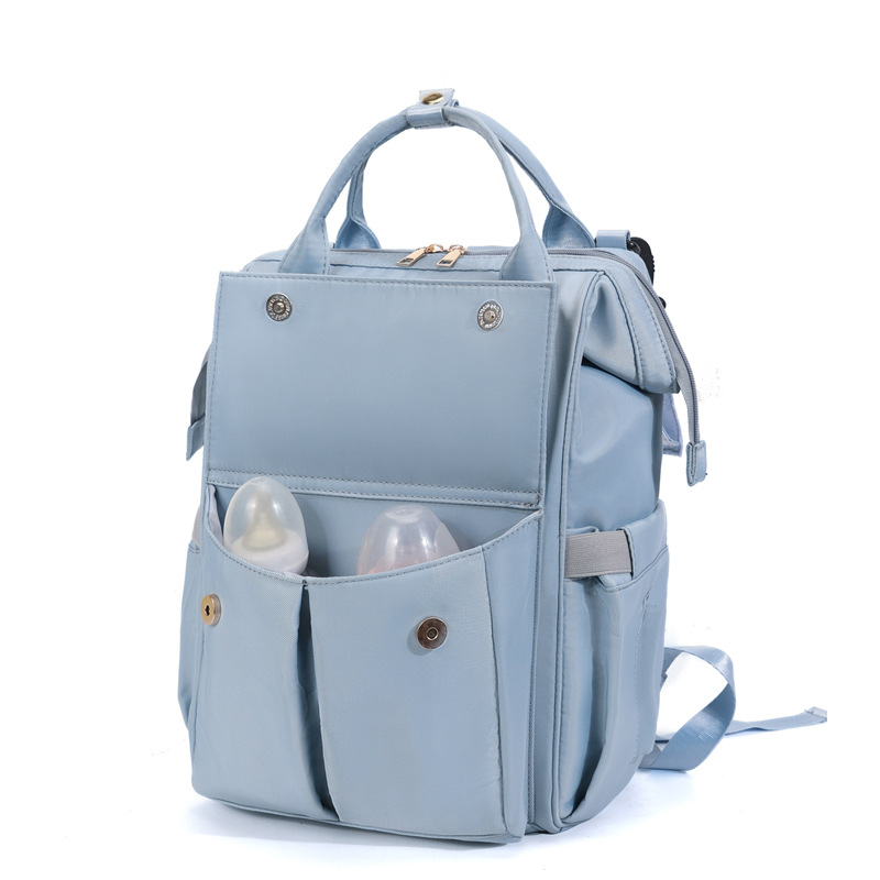 The new lightweight double-shoulder backpack for mothers and babies is a multi-functional large-capacity backpack for traveling details Picture