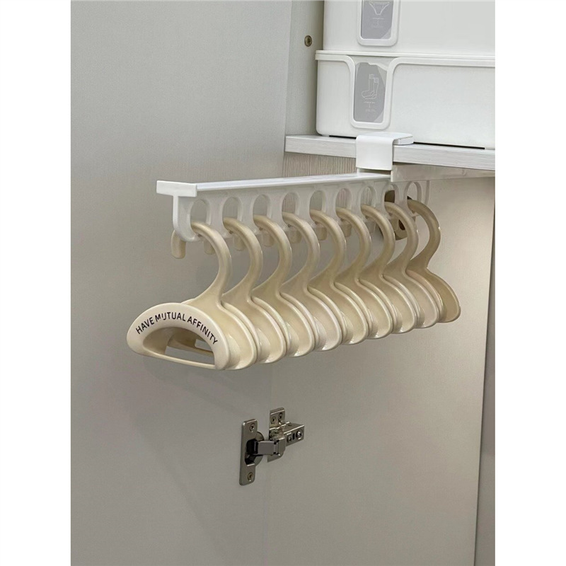 Bag hook magic tool, Japanese-style arched stackable bag hanger, bag strap, wardrobe entrance, scarf storage rack Specification drawing