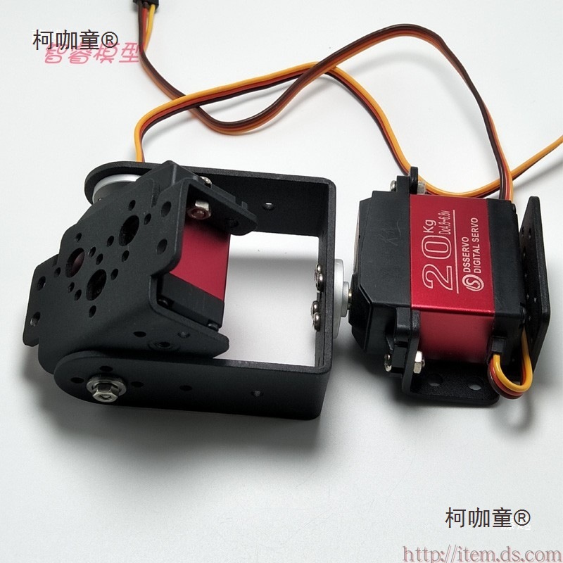 The new DIY Zhirui model features a 2-degree-of-freedom high-torque joint robot, mechanical arm, servo, gimbal, support, and Taibao Application Scenario