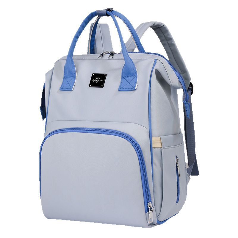 Mummy Bag, a multi-functional, large-capacity, fashionable hand-held baby and mother bag for both shoulders, is portable and easy to store when going out Item Picture