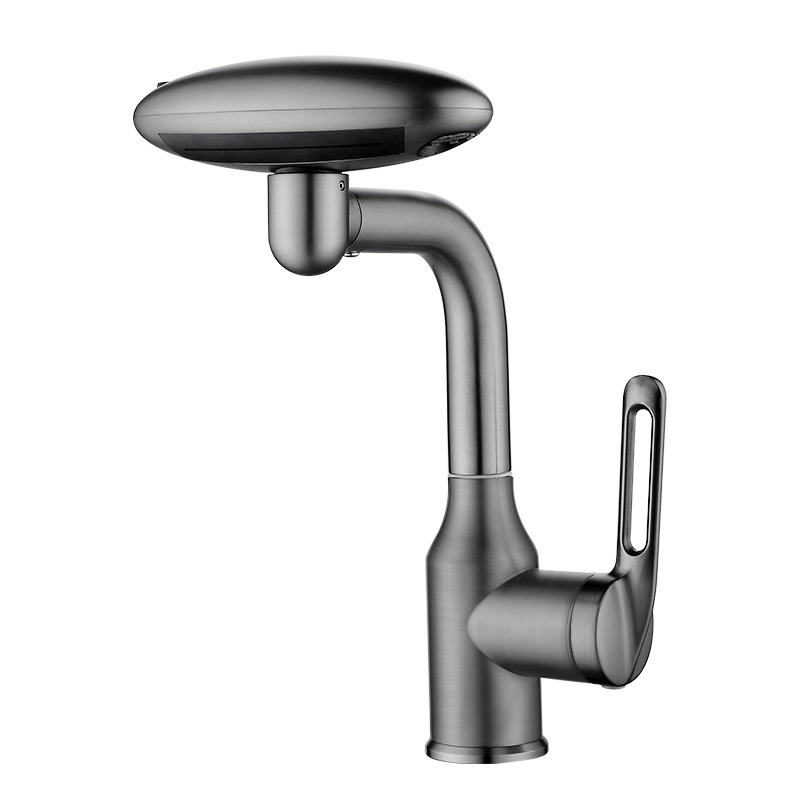 Bathroom washbasin universal Flying Language Waterfall cold and hot four-position faucet, household bathroom washbasin faucet Item Picture