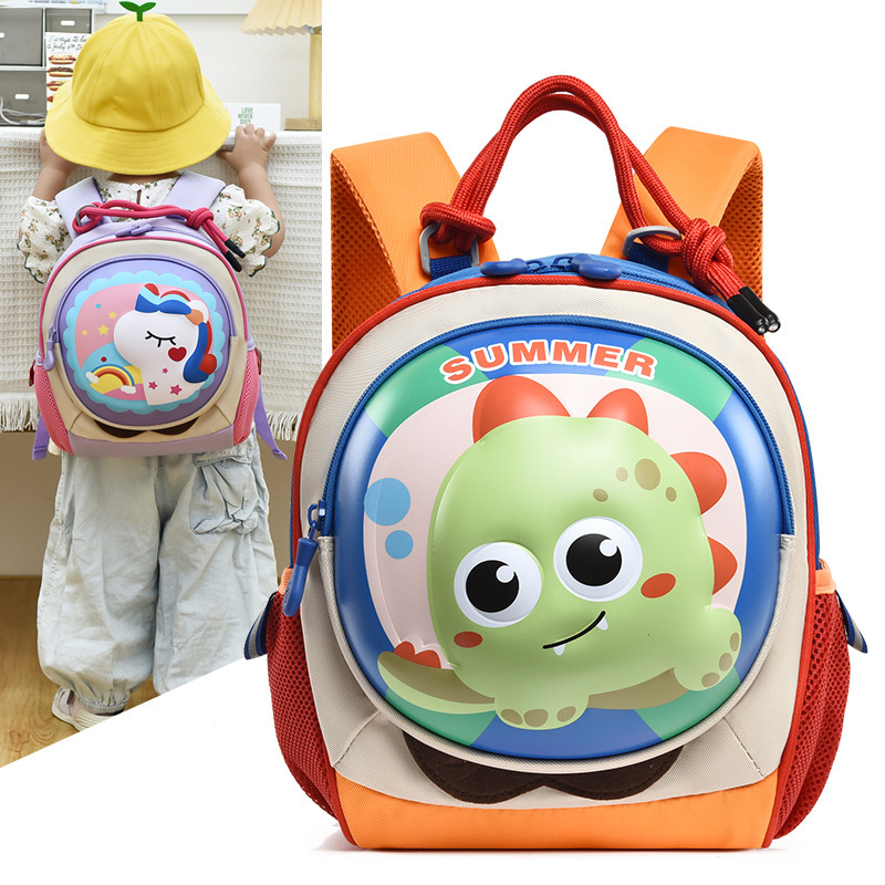 New anti-wandering children's schoolbag Cartoon little dinosaur children's backpack for 2-5 years old early education class boys and girls backpack 4 Application Scenario